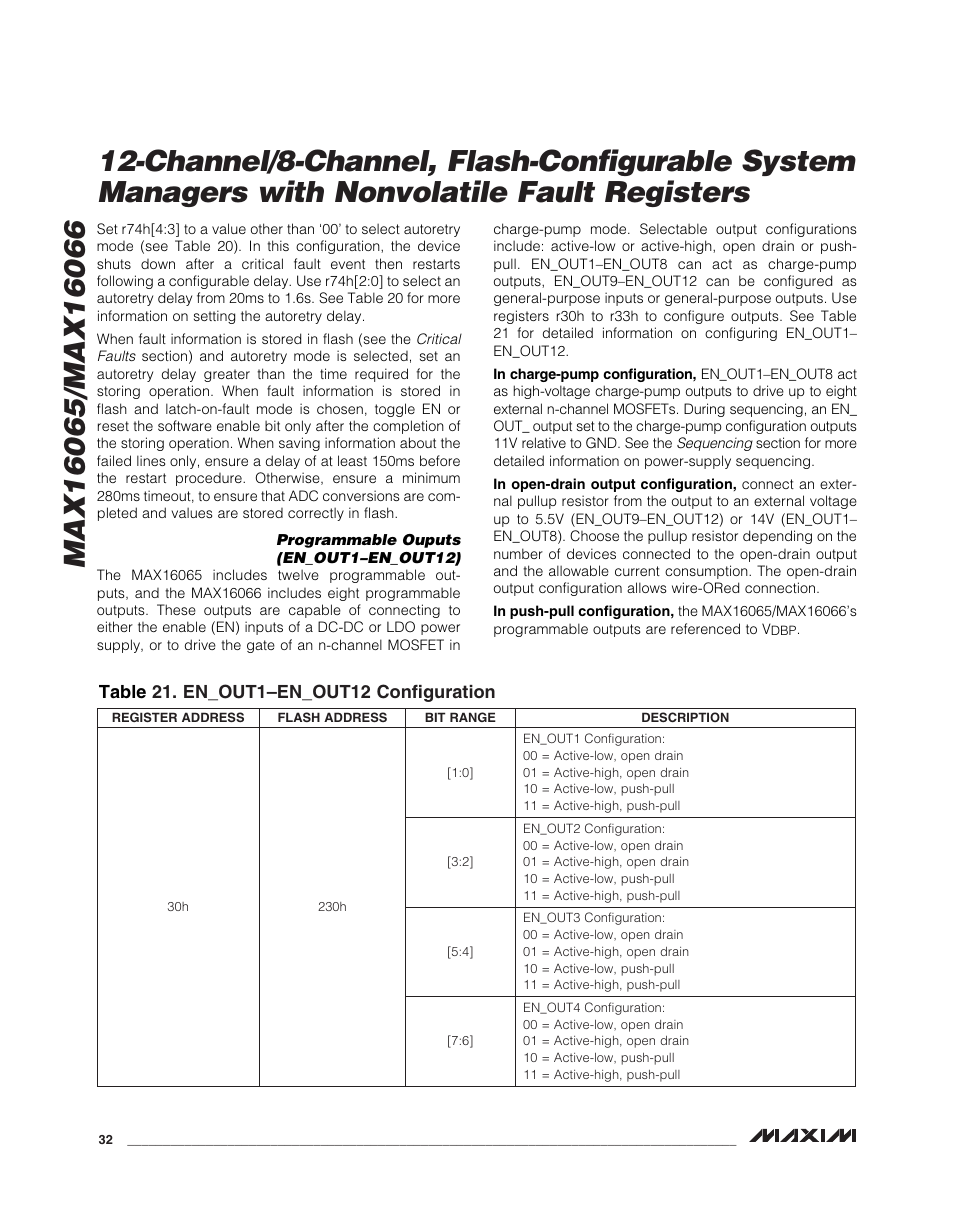 Rainbow Electronics MAX16066 User Manual | Page 32 / 61