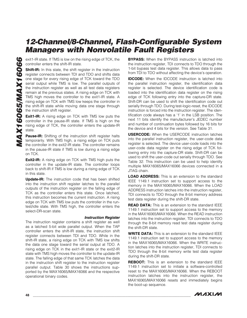 Rainbow Electronics MAX16066 User Manual | Page 48 / 61
