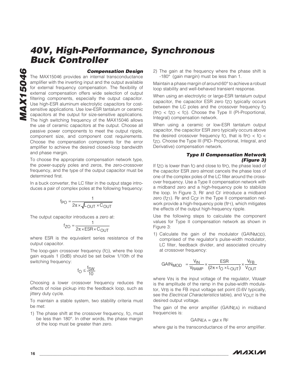 Rainbow Electronics MAX15046B User Manual | Page 16 / 23