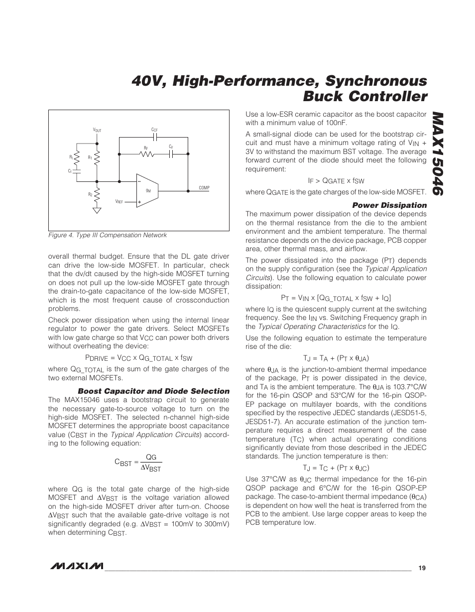 Rainbow Electronics MAX15046B User Manual | Page 19 / 23