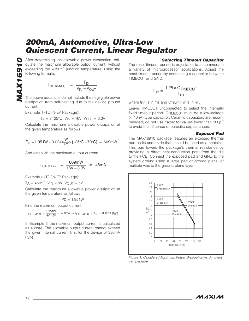 Rainbow Electronics MAX16910 User Manual | Page 12 / 13