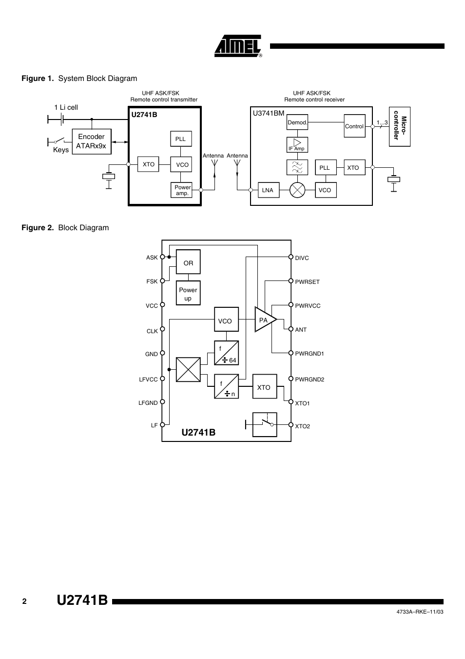 U2741b | Rainbow Electronics U2741B User Manual | Page 2 / 9