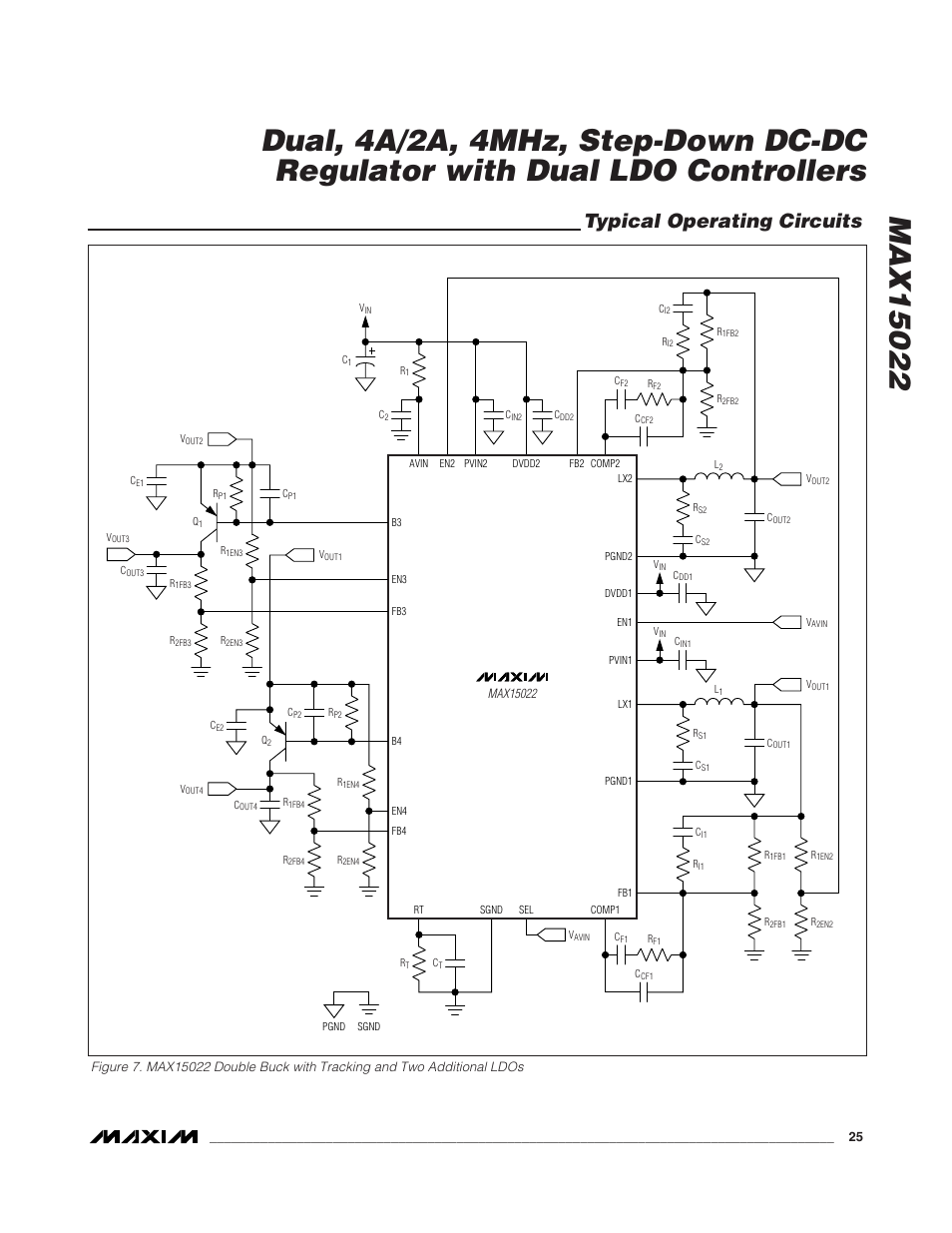Typical operating circuits | Rainbow Electronics MAX15022 User Manual | Page 25 / 27