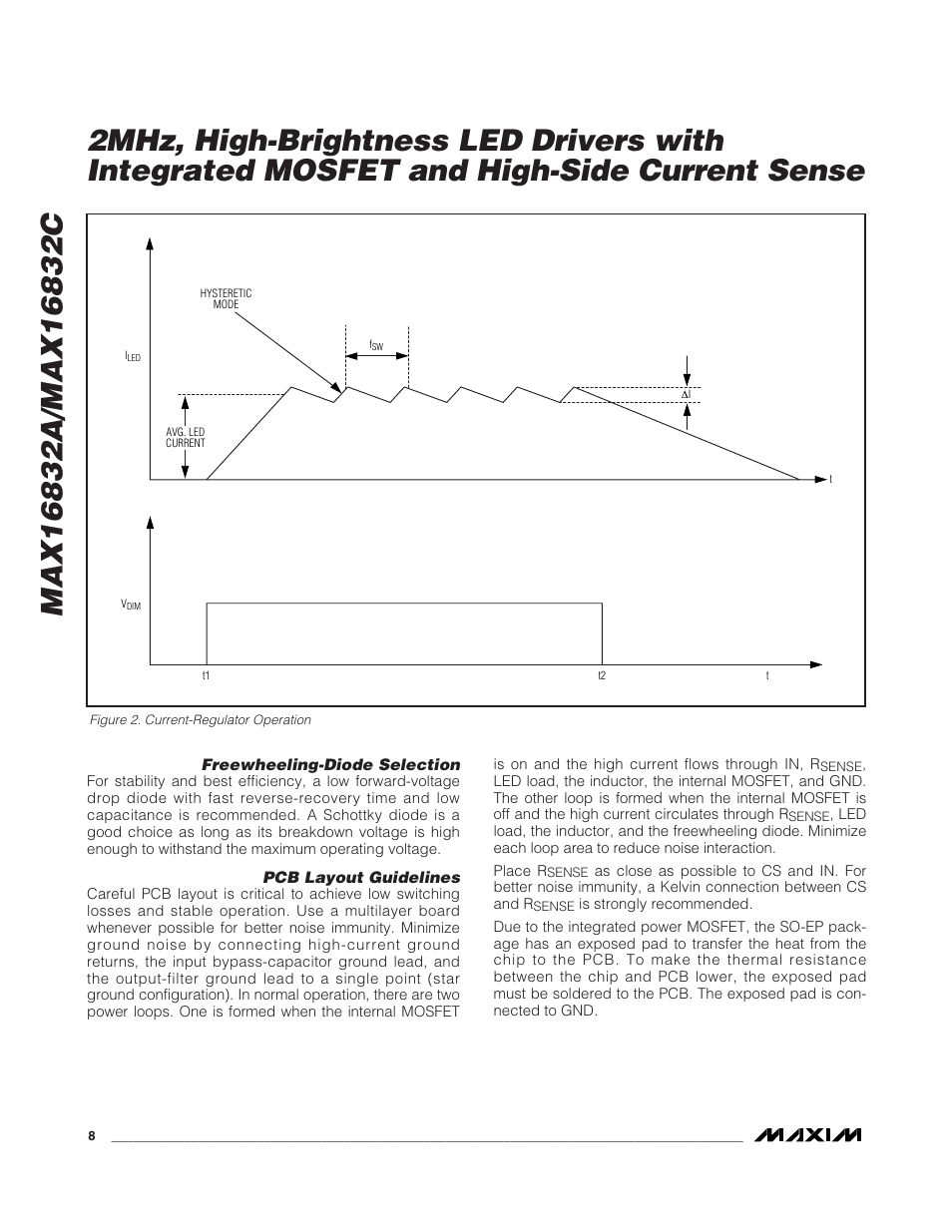Rainbow Electronics MAX16832C User Manual | Page 8 / 9