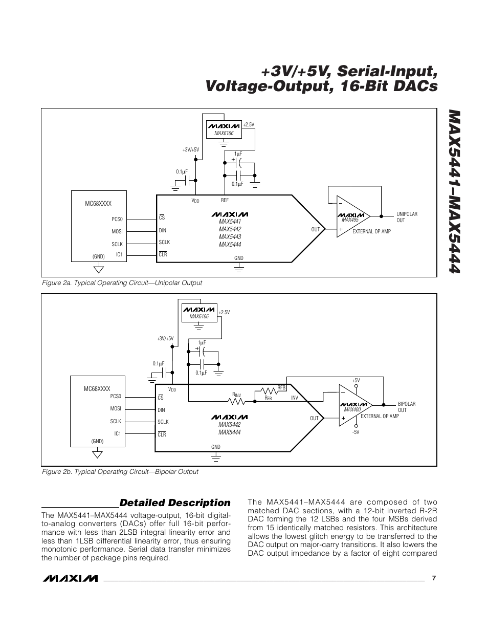 Detailed description | Rainbow Electronics MAX5444 User Manual | Page 7 / 12