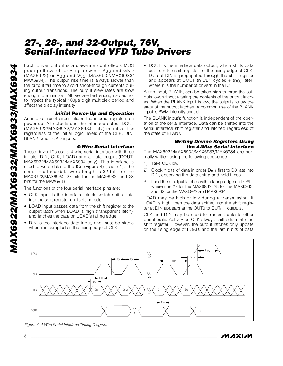 Rainbow Electronics MAX6934 User Manual | Page 8 / 16