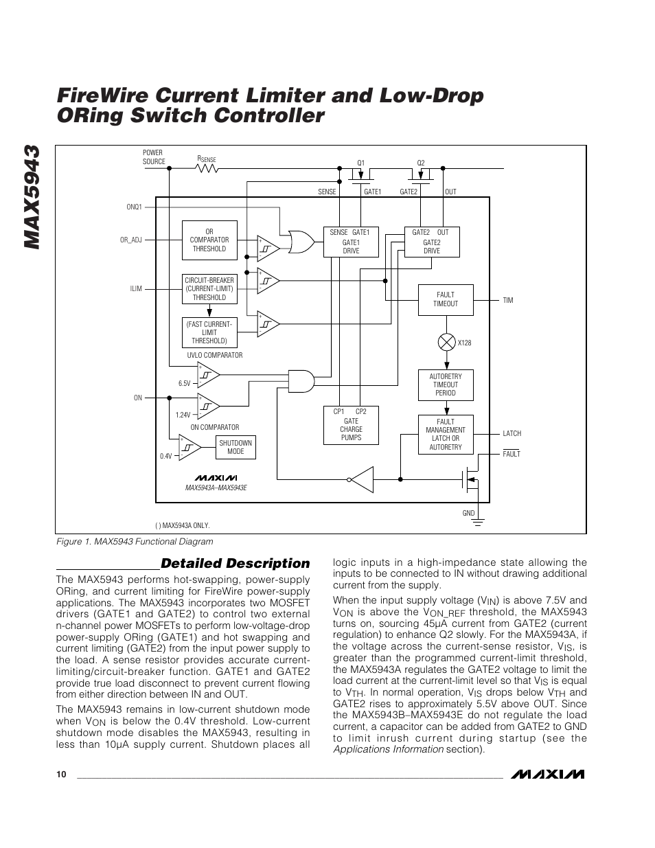 Detailed description | Rainbow Electronics MAX5943 User Manual | Page 10 / 20