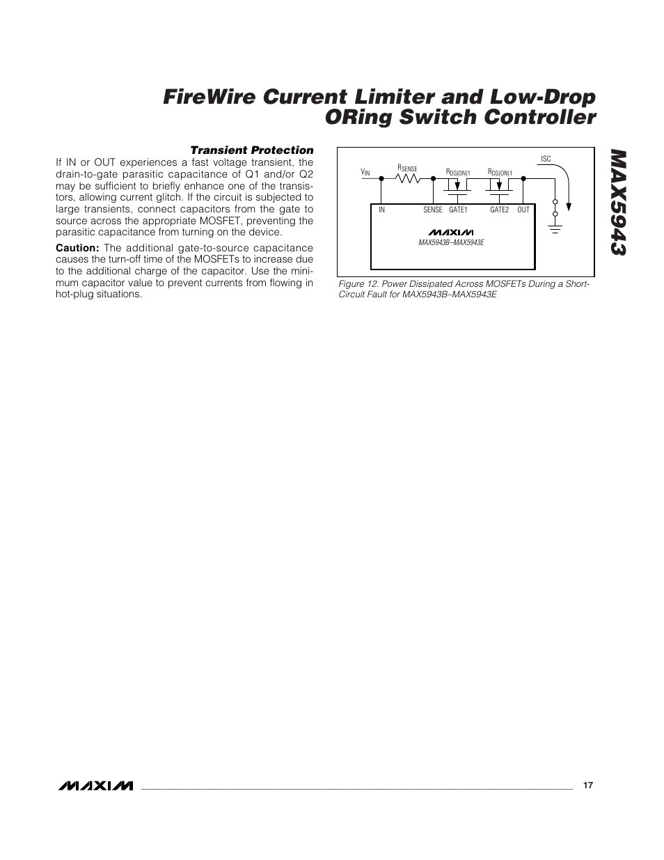 Rainbow Electronics MAX5943 User Manual | Page 17 / 20