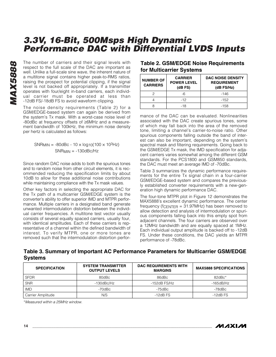 Rainbow Electronics MAX5888 User Manual | Page 14 / 18