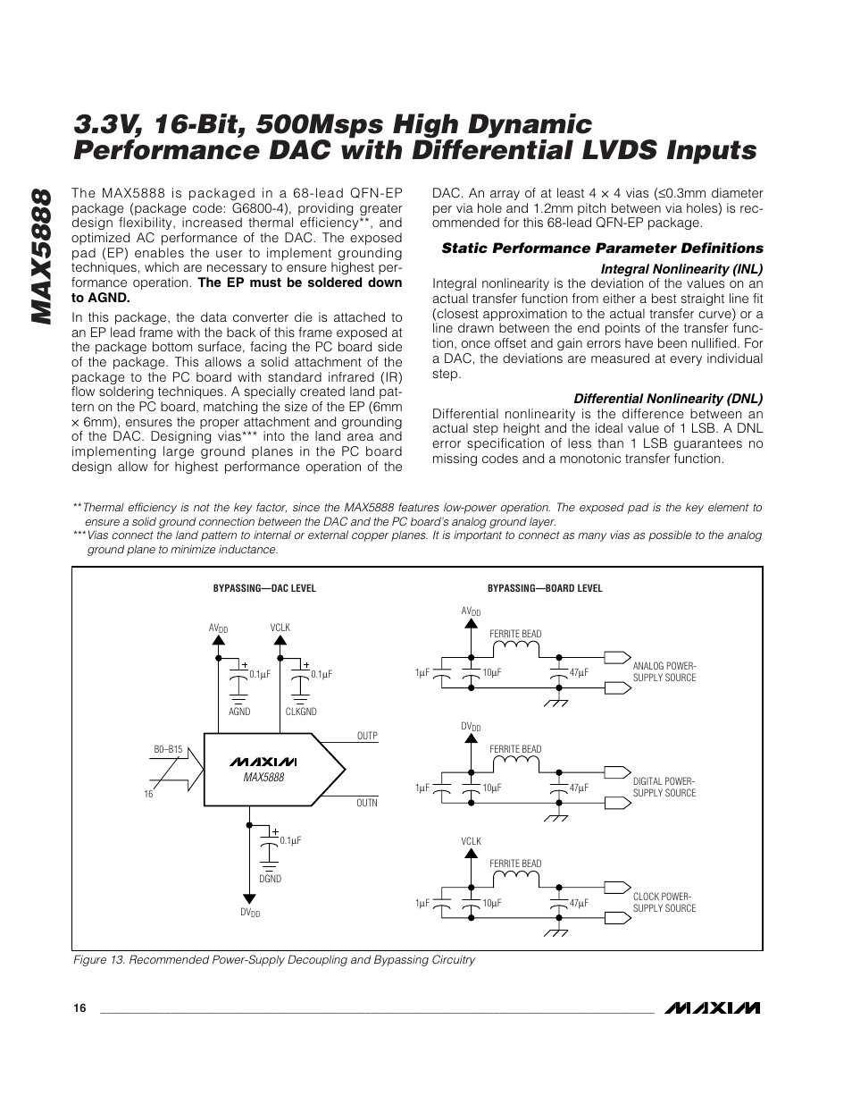 Rainbow Electronics MAX5888 User Manual | Page 16 / 18