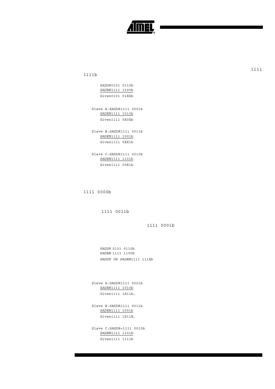 Given address, Broadcast address | Rainbow Electronics T89C5115 User Manual | Page 44 / 105