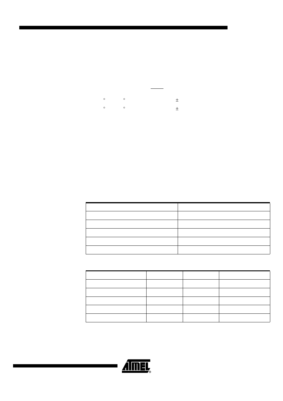 Ac parameters | Rainbow Electronics T89C5115 User Manual | Page 95 / 105