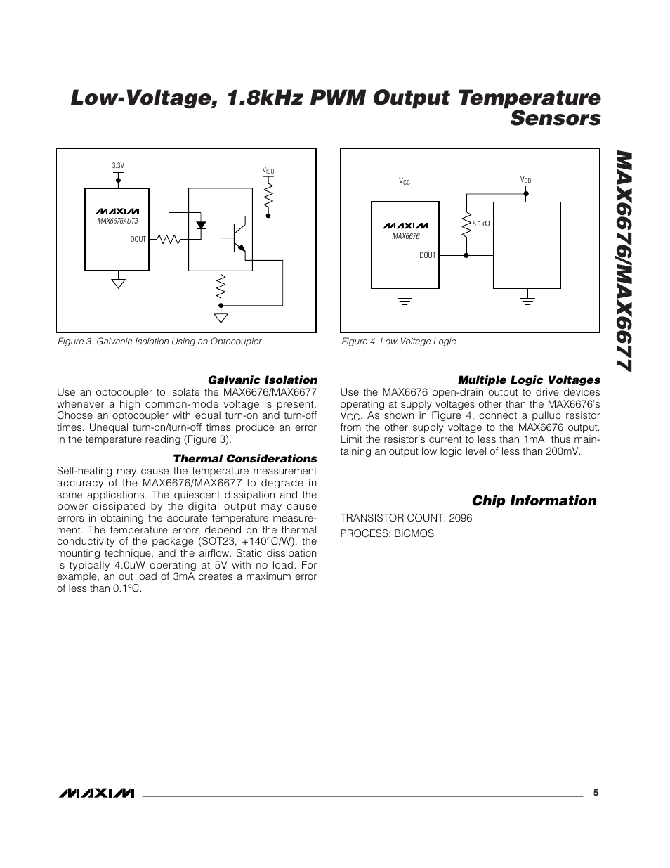 Chip information | Rainbow Electronics MAX6677 User Manual | Page 5 / 6