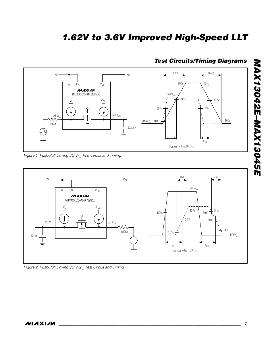 Test circuits/timing diagrams | Rainbow Electronics MAX13045E User Manual | Page 7 / 14