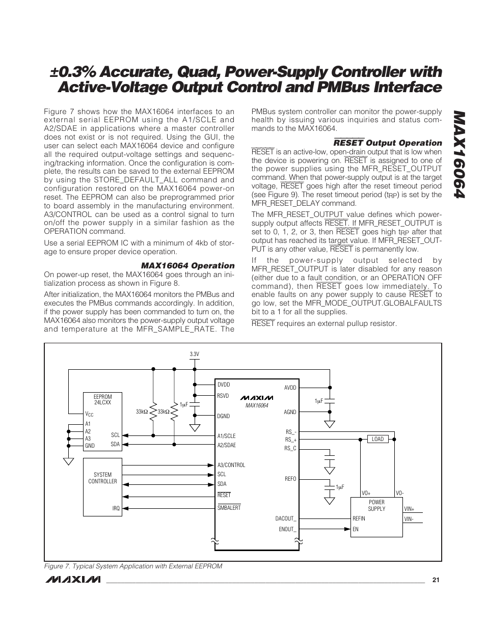 Rainbow Electronics MAX16064 User Manual | Page 21 / 52
