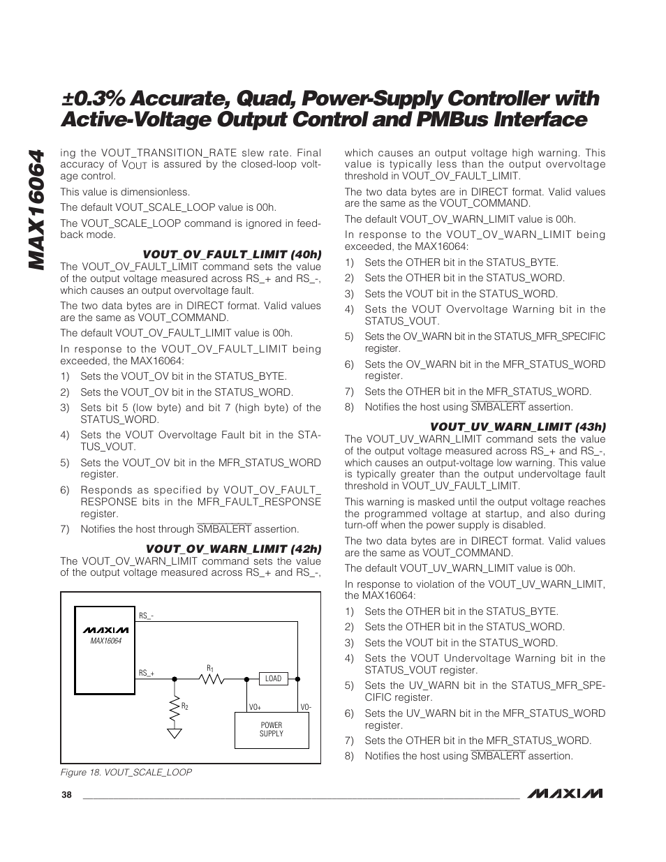 Rainbow Electronics MAX16064 User Manual | Page 38 / 52