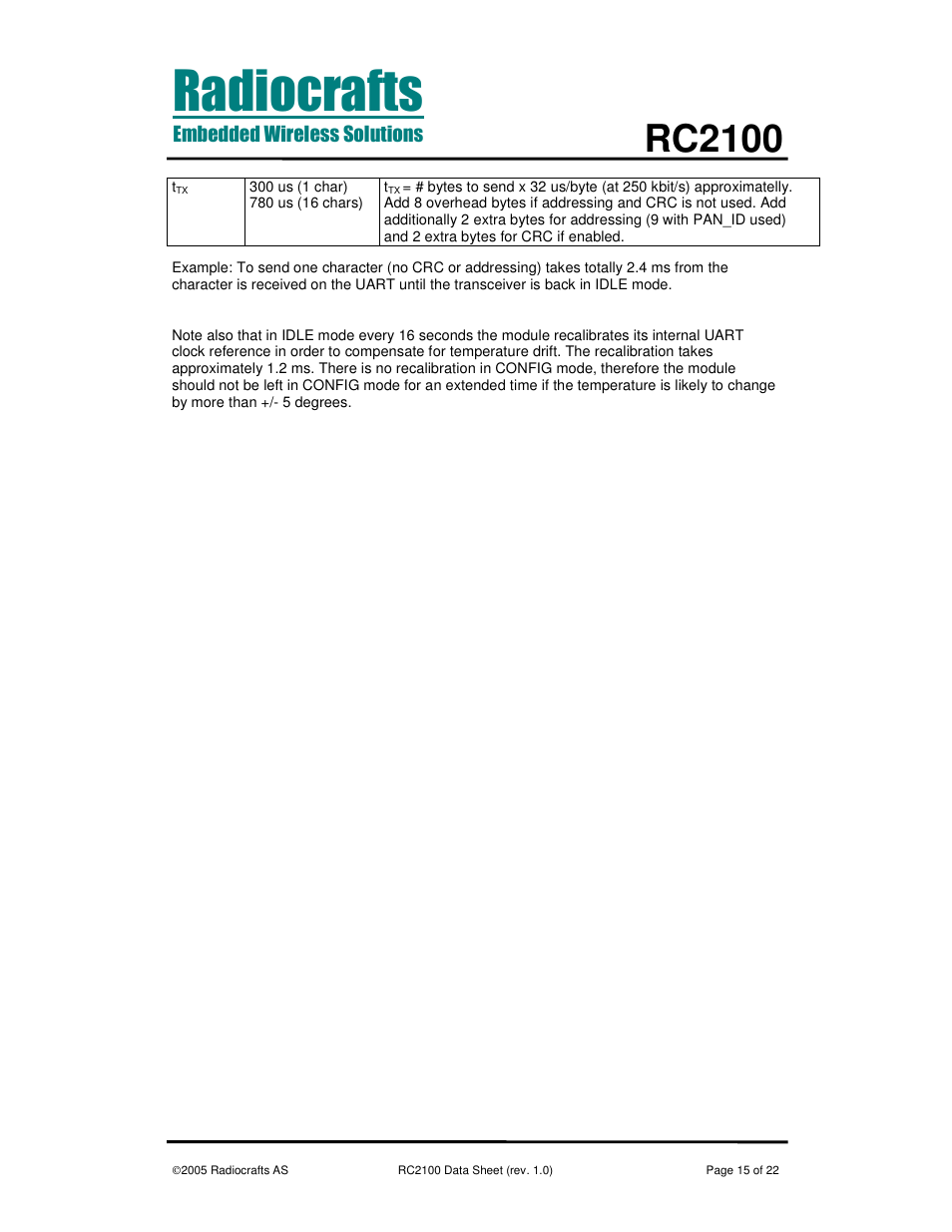 Rc2100 | Rainbow Electronics RC2100 User Manual | Page 15 / 22
