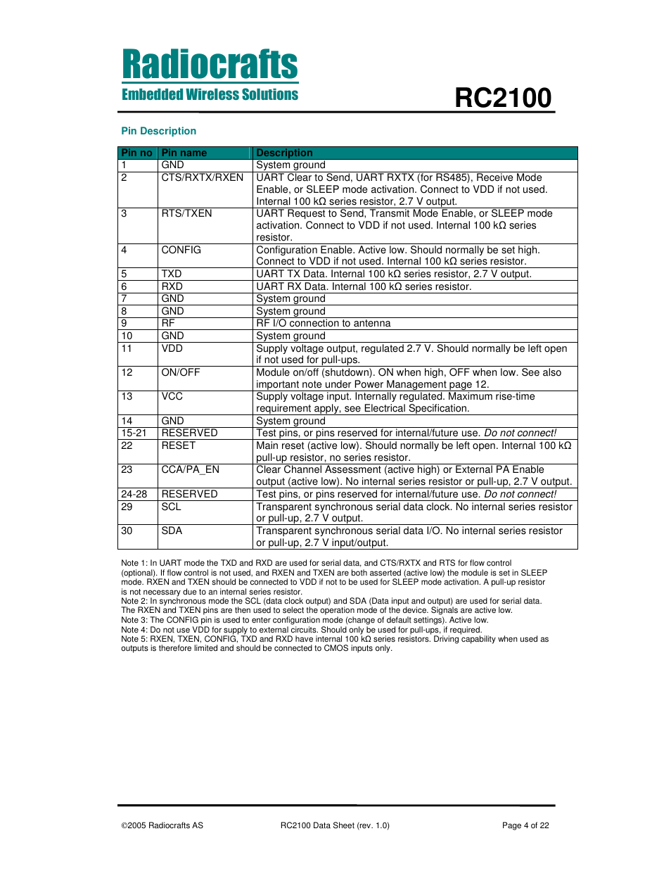 Rc2100 | Rainbow Electronics RC2100 User Manual | Page 4 / 22