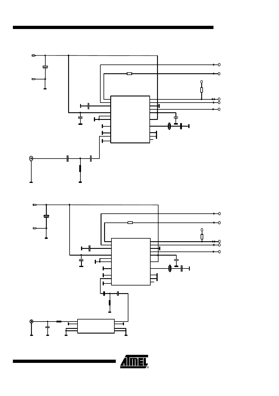 Figure 33. application circuit: f, 3 mhz with saw filter | Rainbow Electronics T5761 User Manual | Page 27 / 35