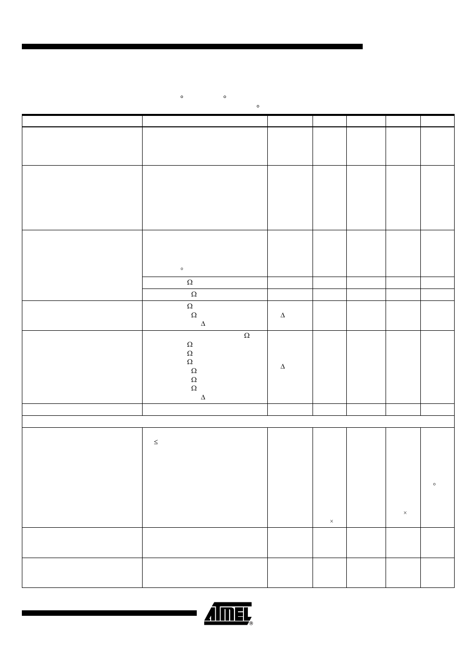 Electrical characteristics (continued) | Rainbow Electronics T5761 User Manual | Page 33 / 35