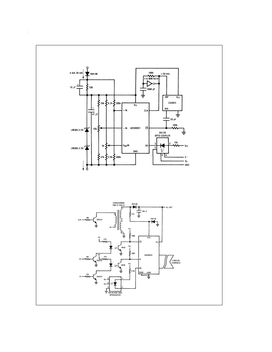 Applications | Rainbow Electronics ADC08832 User Manual | Page 19 / 24