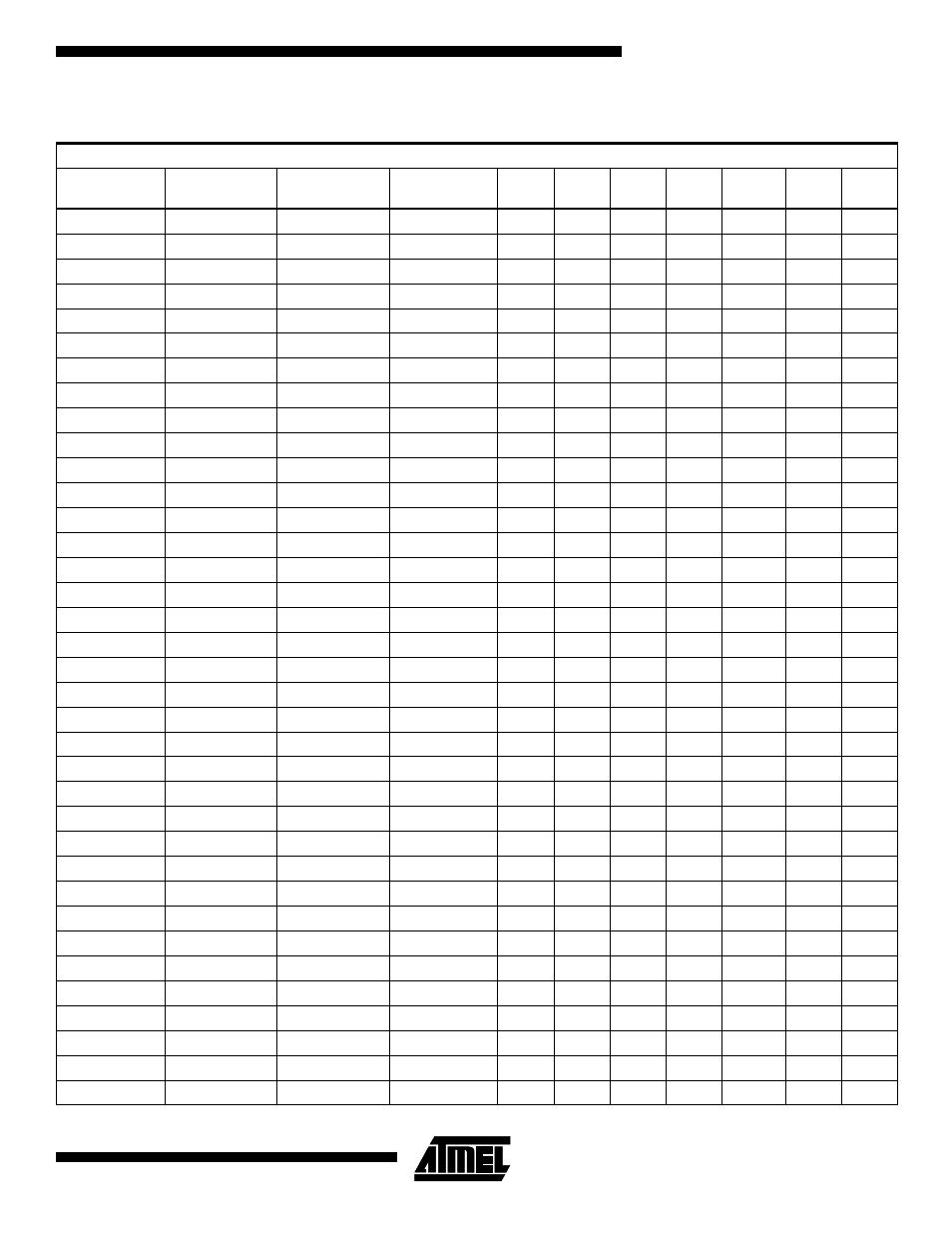 Pinout assignment (continued), At6000(lv) series, Pinout assignment | Rainbow Electronics AT6010LV User Manual | Page 15 / 28