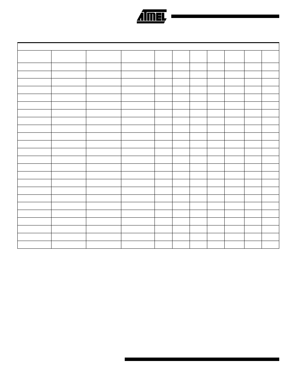 At6000(lv) series, Pinout assignment (continued) | Rainbow Electronics AT6010LV User Manual | Page 16 / 28