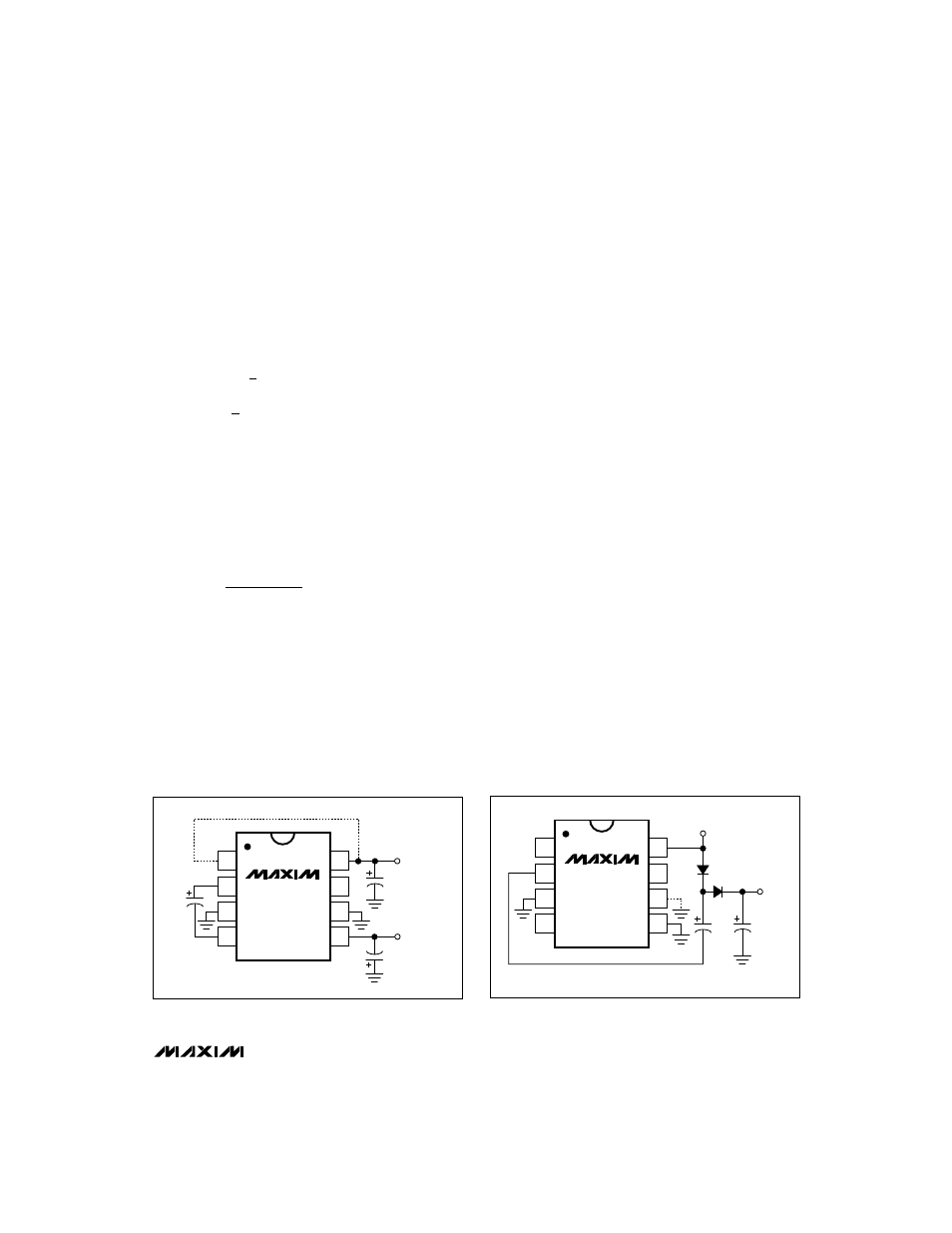 Application circuits | Rainbow Electronics ICL7660 User Manual | Page 9 / 12