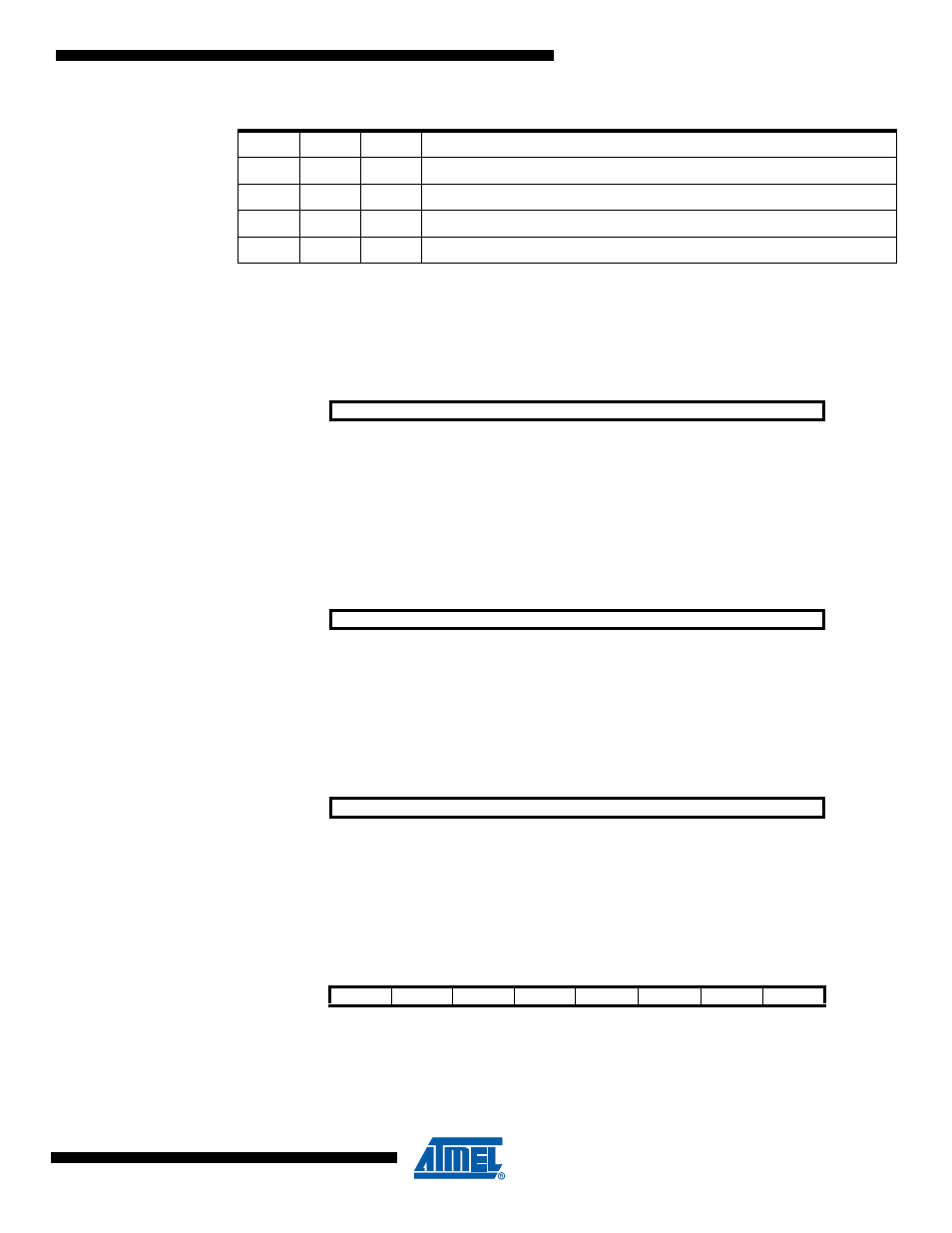 3 tcnt0 – timer/counter register, 4 ocr0a – output compare register a, 5 ocr0b – output compare register b | 6 timsk0 – timer/counter interrupt mask register | Rainbow Electronics ATmega64M1 User Manual | Page 101 / 343