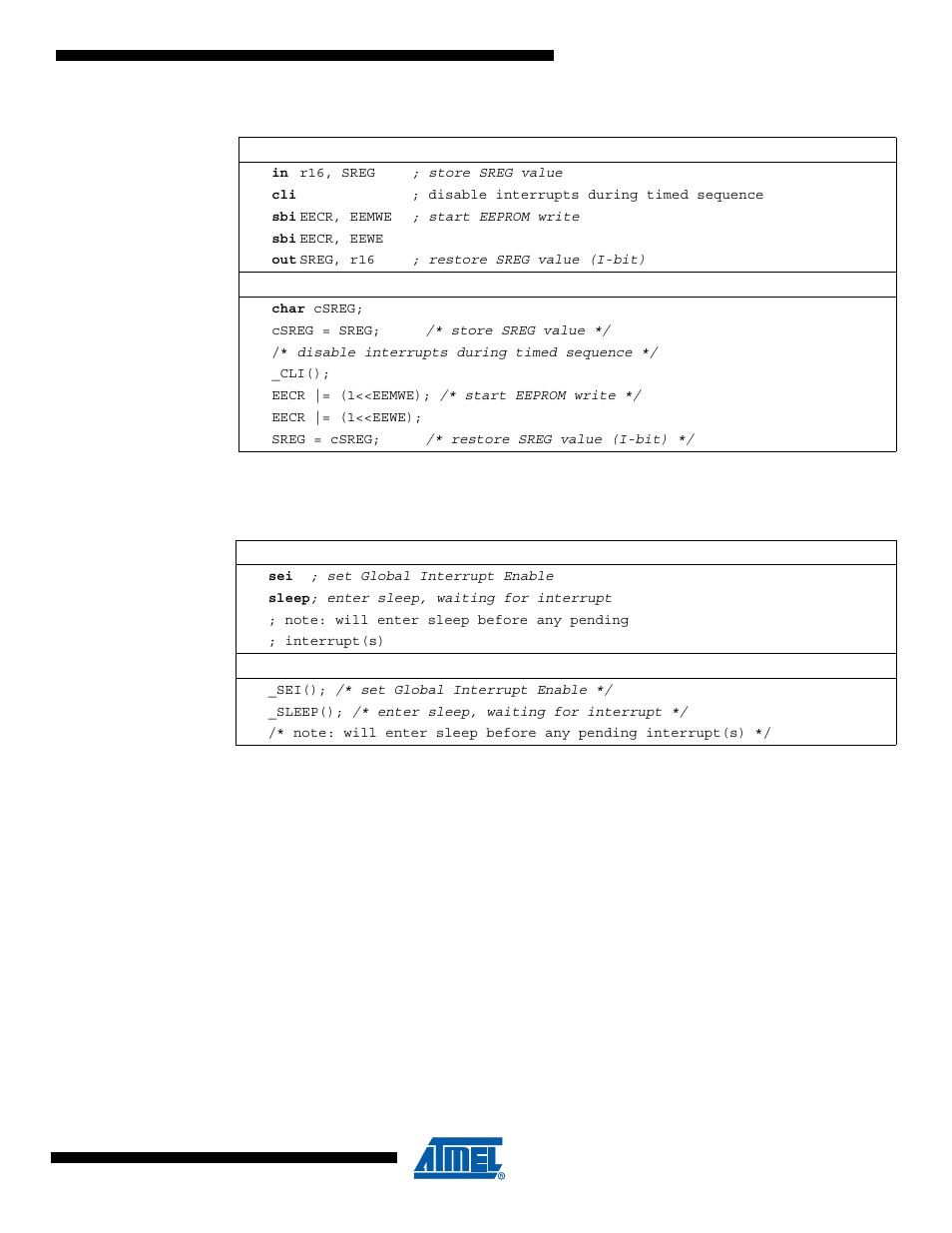 2 interrupt response time | Rainbow Electronics ATmega64M1 User Manual | Page 17 / 343