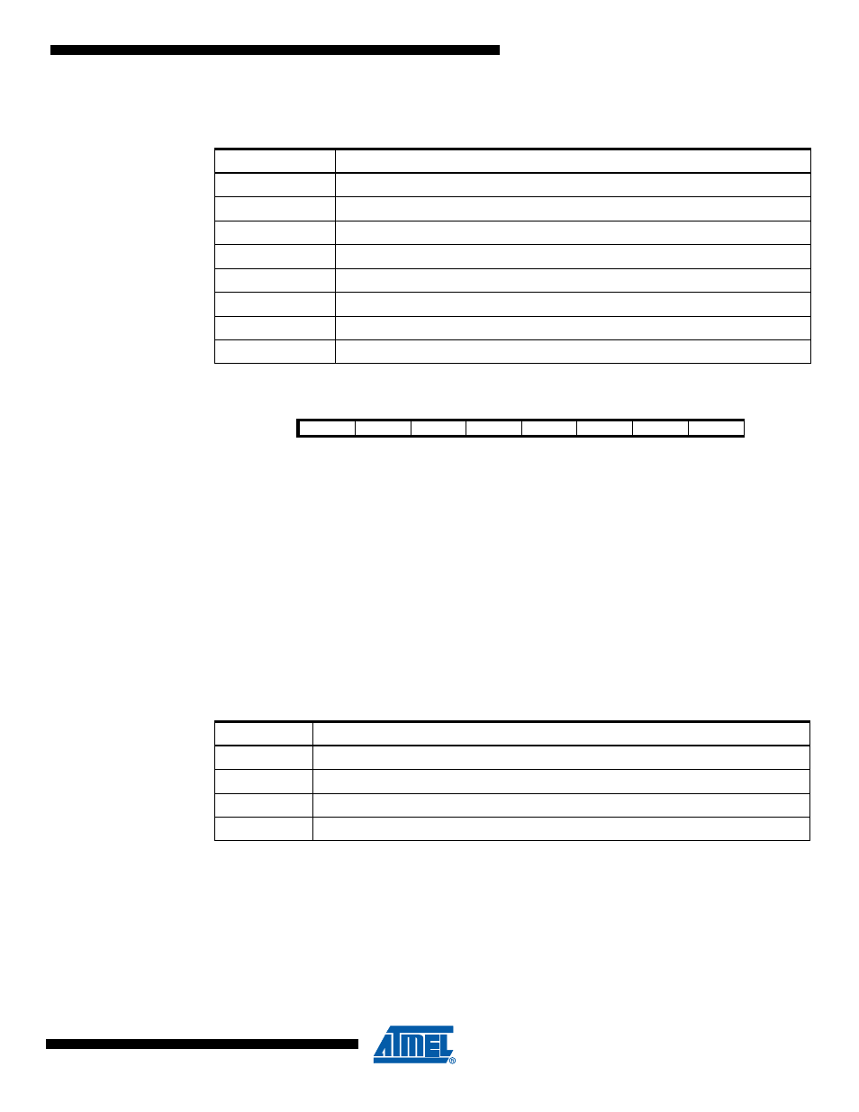 2 ac1con – analog comparator 1control register, Table 24-2 | Rainbow Electronics ATmega64M1 User Manual | Page 259 / 343