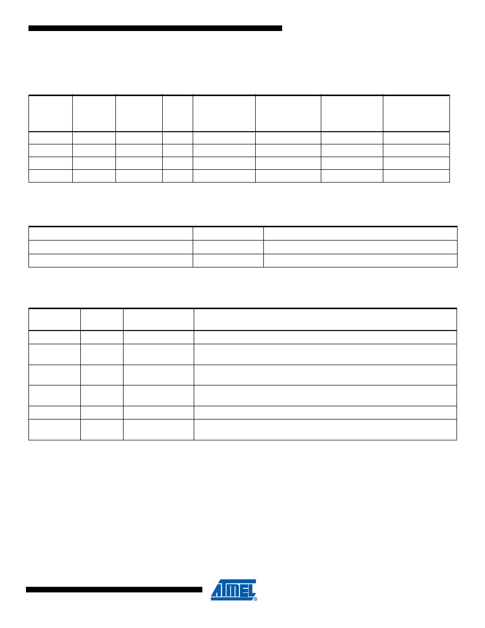 15 atmega32m1 - 32k - flash boot loader parameters, Table 27, En in | Table 27-10, Table 27-12 | Rainbow Electronics ATmega64M1 User Manual | Page 285 / 343