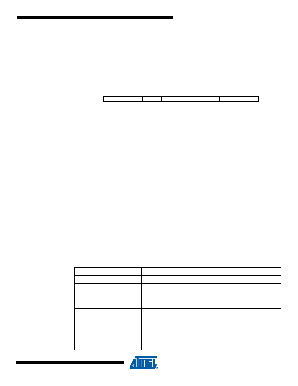 3 clkpr – clock prescaler register, Table 9-10 | Rainbow Electronics ATmega64M1 User Manual | Page 36 / 343