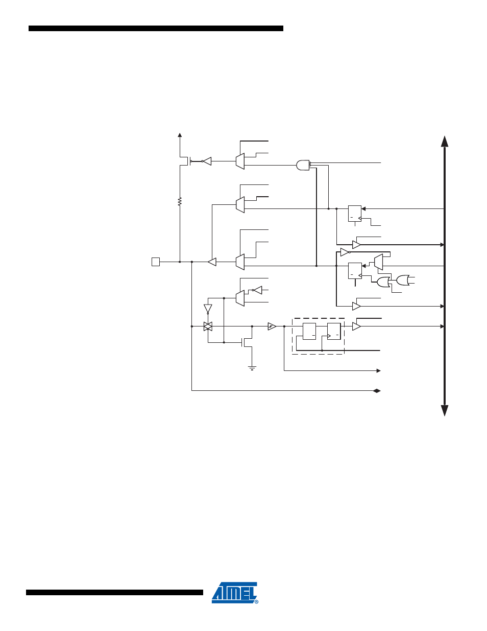 3 alternate port functions, Ed in, Data b u s | Rainbow Electronics ATmega64M1 User Manual | Page 70 / 343