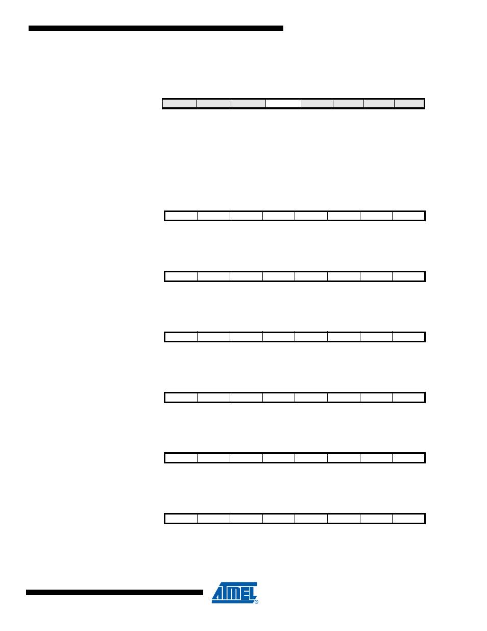 4 register description, 1 mcucr – mcu control register, 2 portb – port b data register | 3 ddrb – port b data direction register, 4 pinb – port b input pins address, 5 portc – port c data register, 6 ddrc – port c data direction register, 7 pinc – port c input pins address, D in “register description, Register | Rainbow Electronics ATmega64M1 User Manual | Page 84 / 343