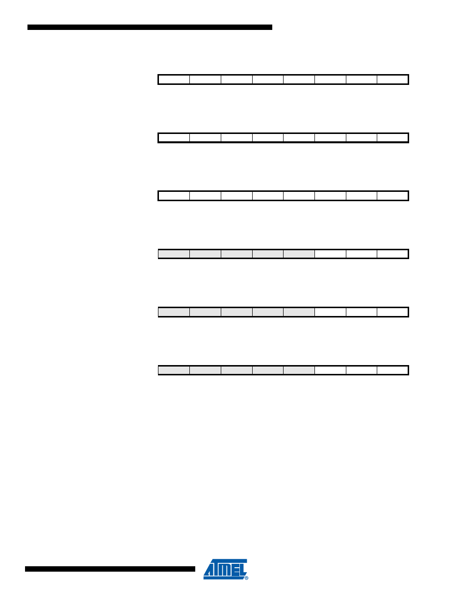 8 portd – port d data register, 9 ddrd – port d data direction register, 10 pind – port d input pins address | 11 porte – port e data register, 12 ddre – port e data direction register, 13 pine – port e input pins address | Rainbow Electronics ATmega64M1 User Manual | Page 85 / 343