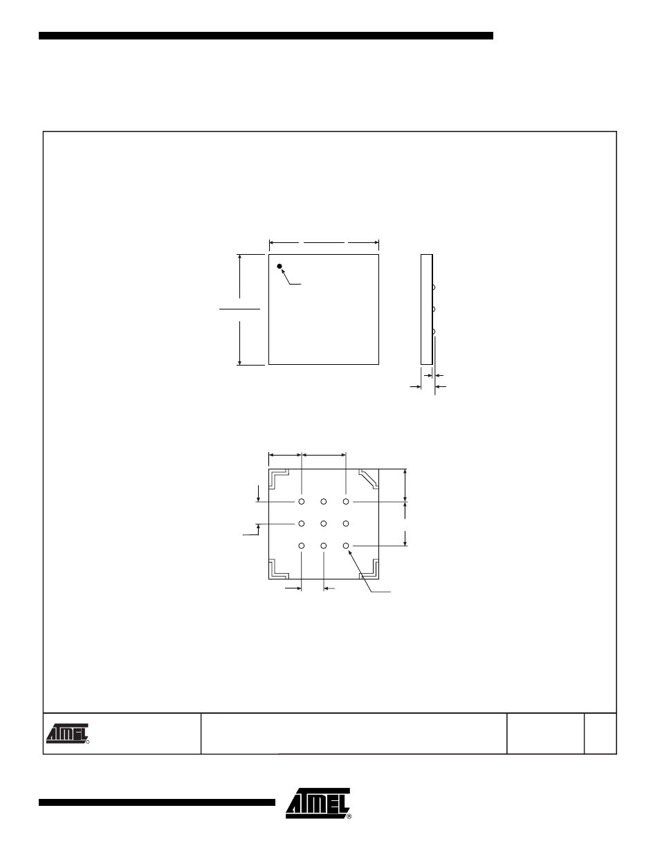 Packaging information, 9c1 – cbga | Rainbow Electronics AT45DB011B User Manual | Page 29 / 32