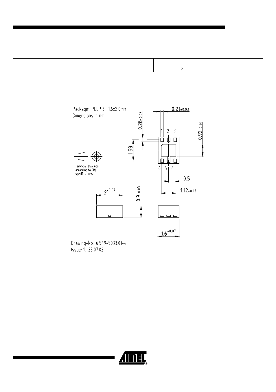 Atr0610, Package information ordering information | Rainbow Electronics ATR0610 User Manual | Page 11 / 13