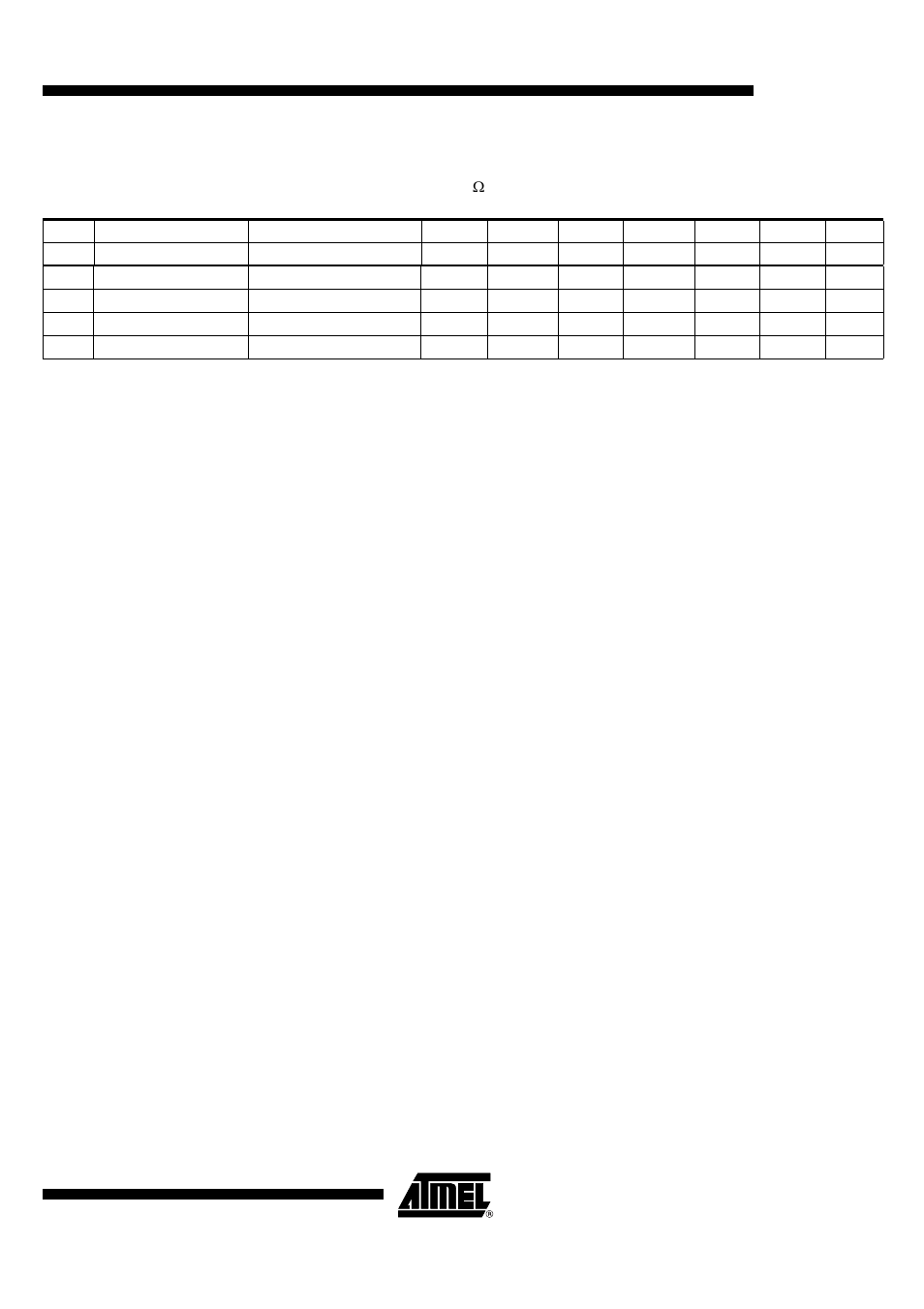 Atr0610, Electrical characteristics (continued) | Rainbow Electronics ATR0610 User Manual | Page 3 / 13