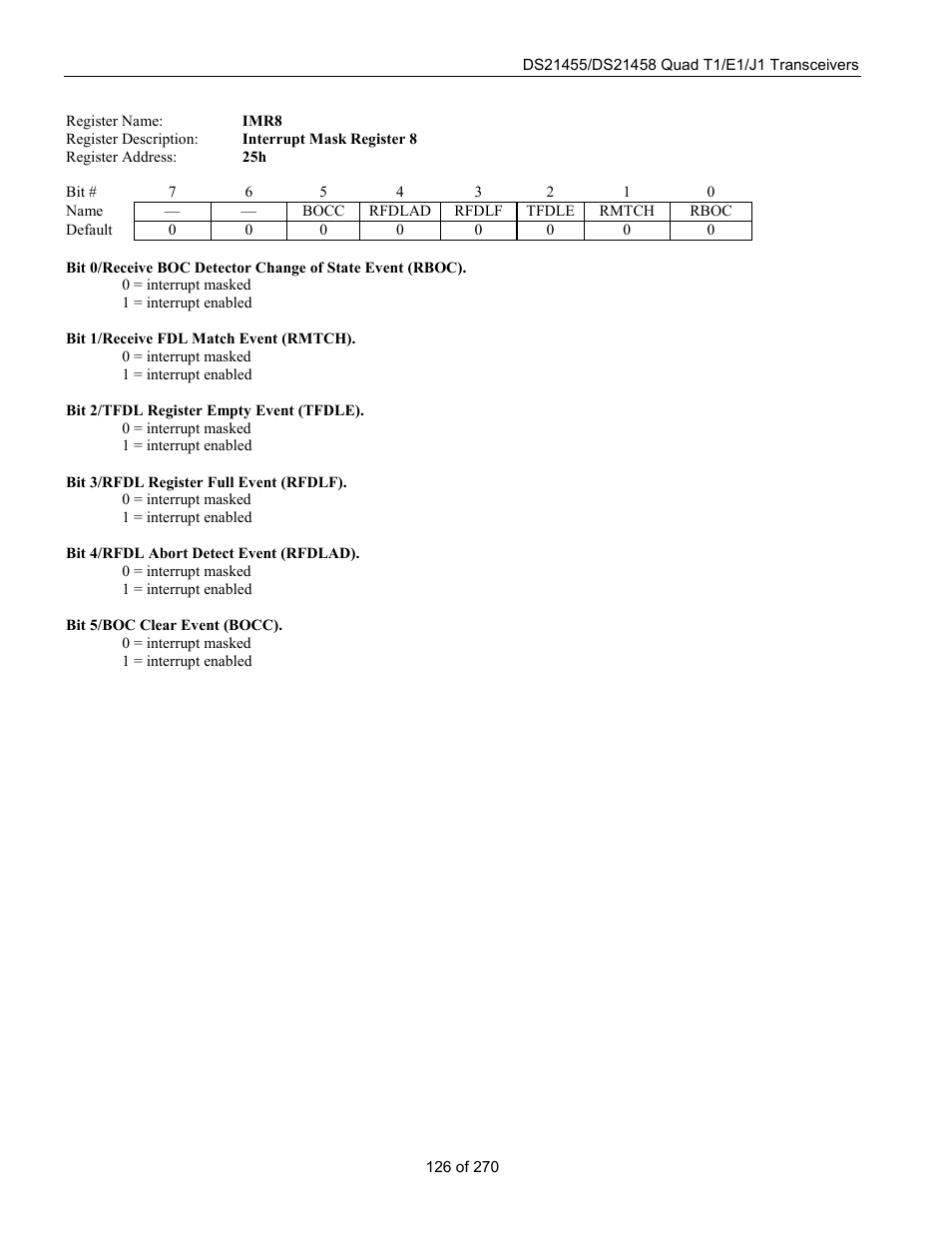 Rainbow Electronics DS21458 User Manual | Page 126 / 270