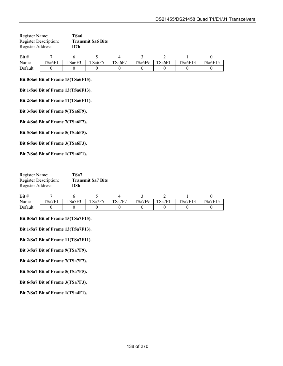 Rainbow Electronics DS21458 User Manual | Page 138 / 270