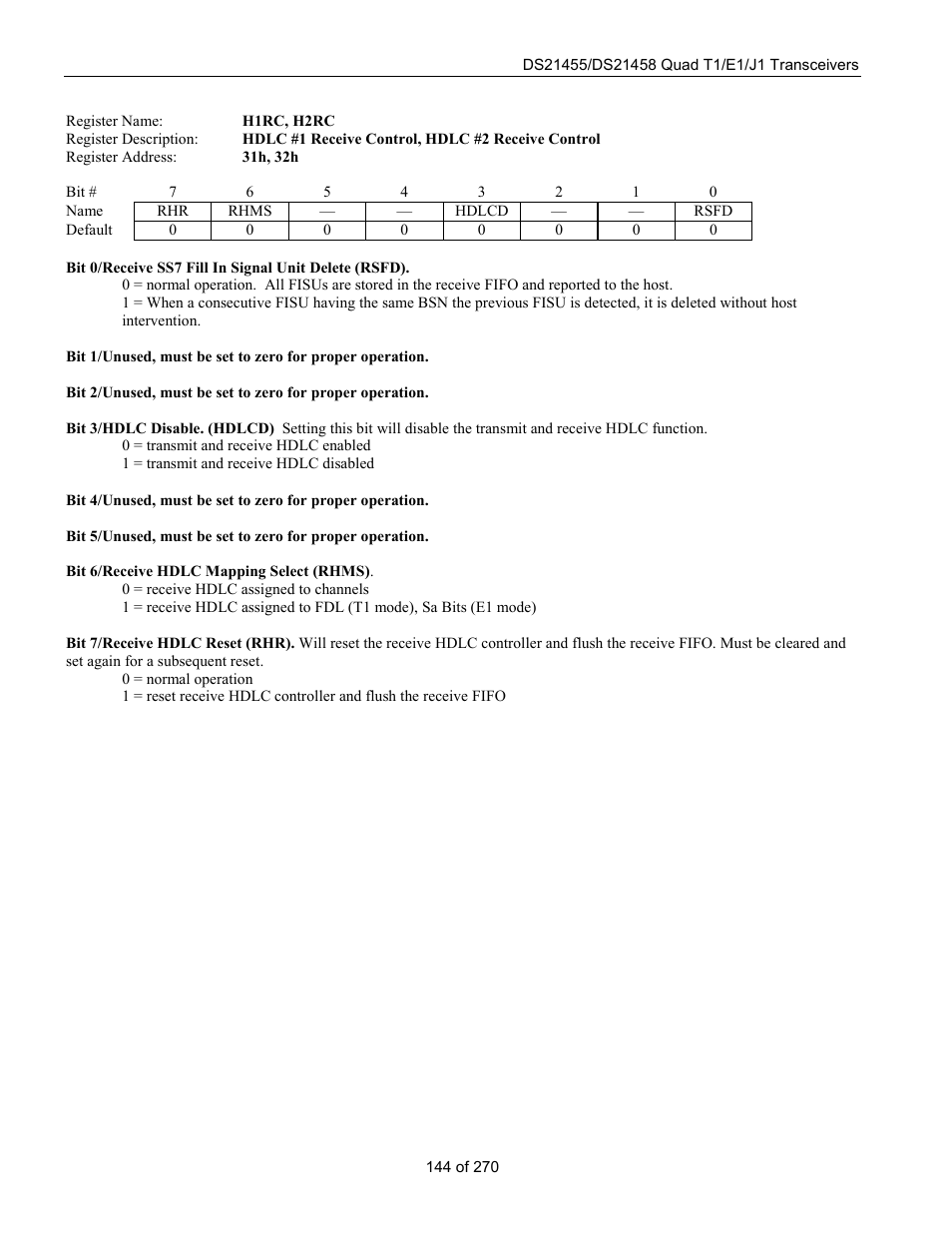 Rainbow Electronics DS21458 User Manual | Page 144 / 270