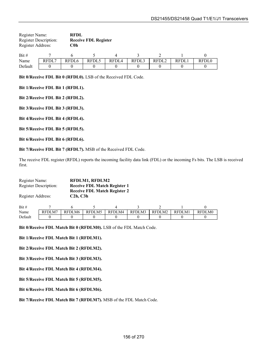 Rainbow Electronics DS21458 User Manual | Page 156 / 270