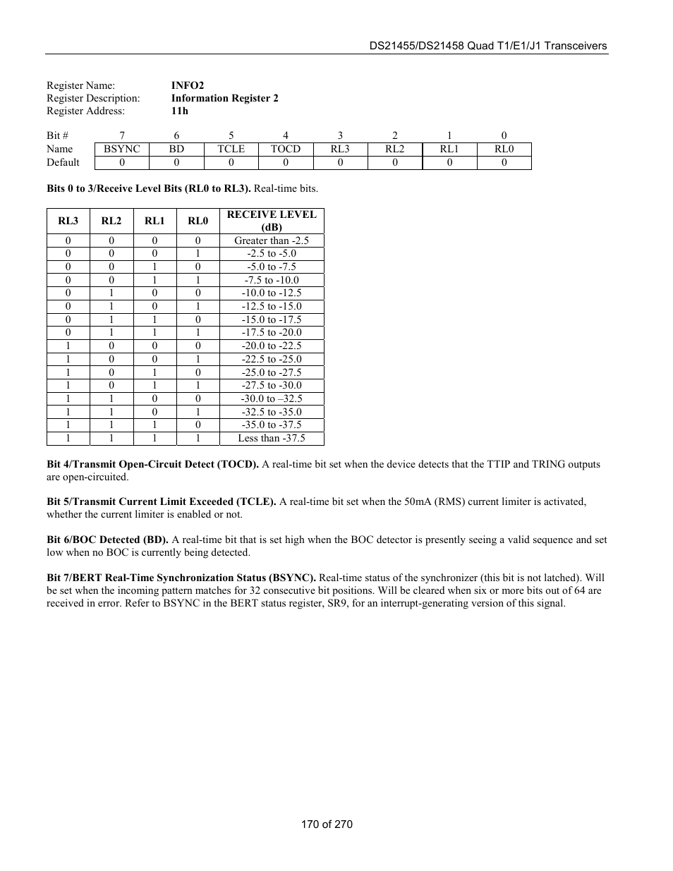 Rainbow Electronics DS21458 User Manual | Page 170 / 270