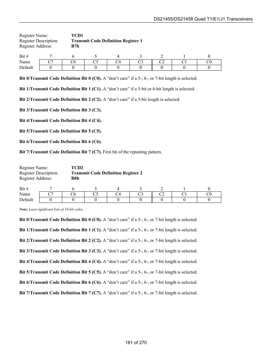 Rainbow Electronics DS21458 User Manual | Page 181 / 270