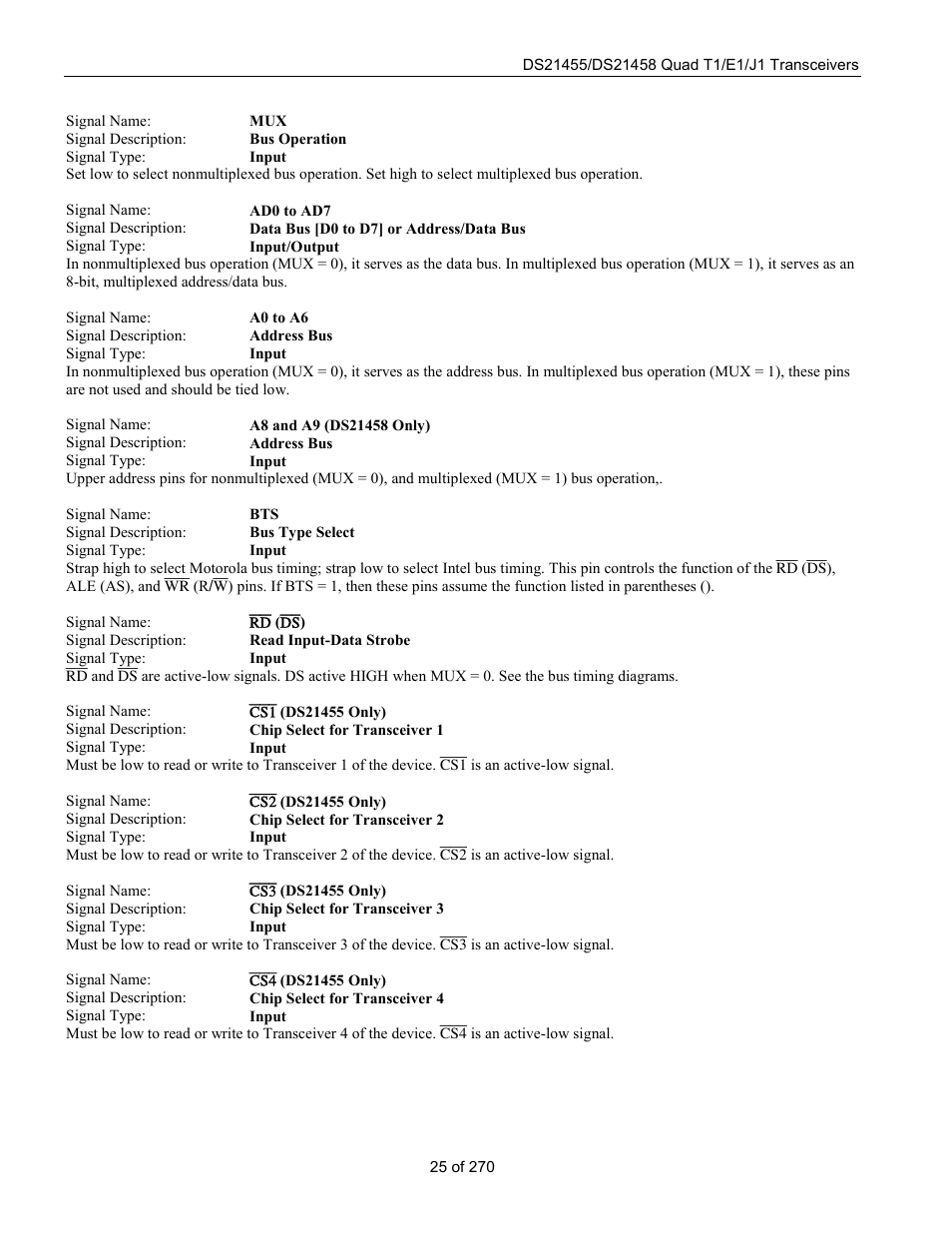 Rainbow Electronics DS21458 User Manual | Page 25 / 270