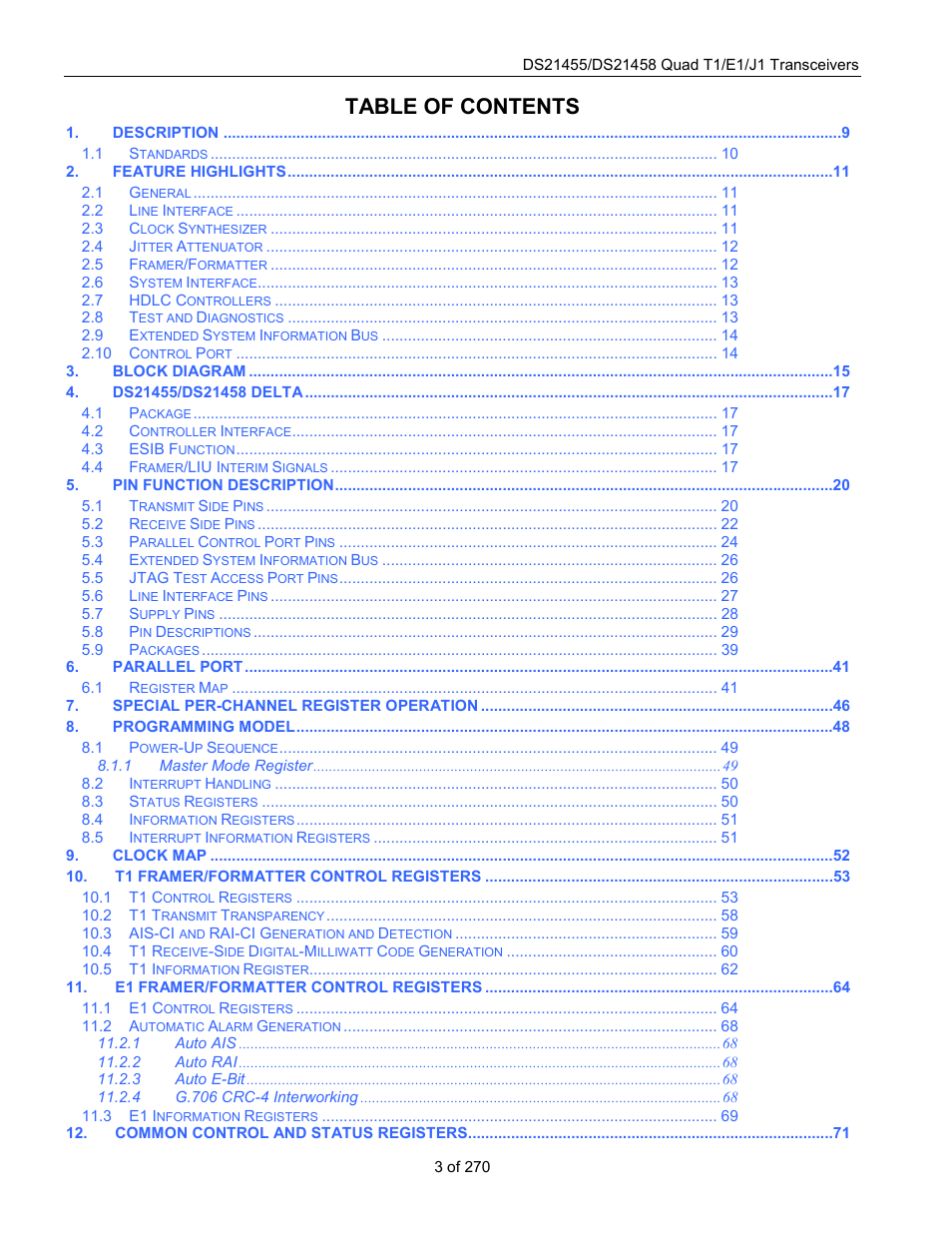 Rainbow Electronics DS21458 User Manual | Page 3 / 270