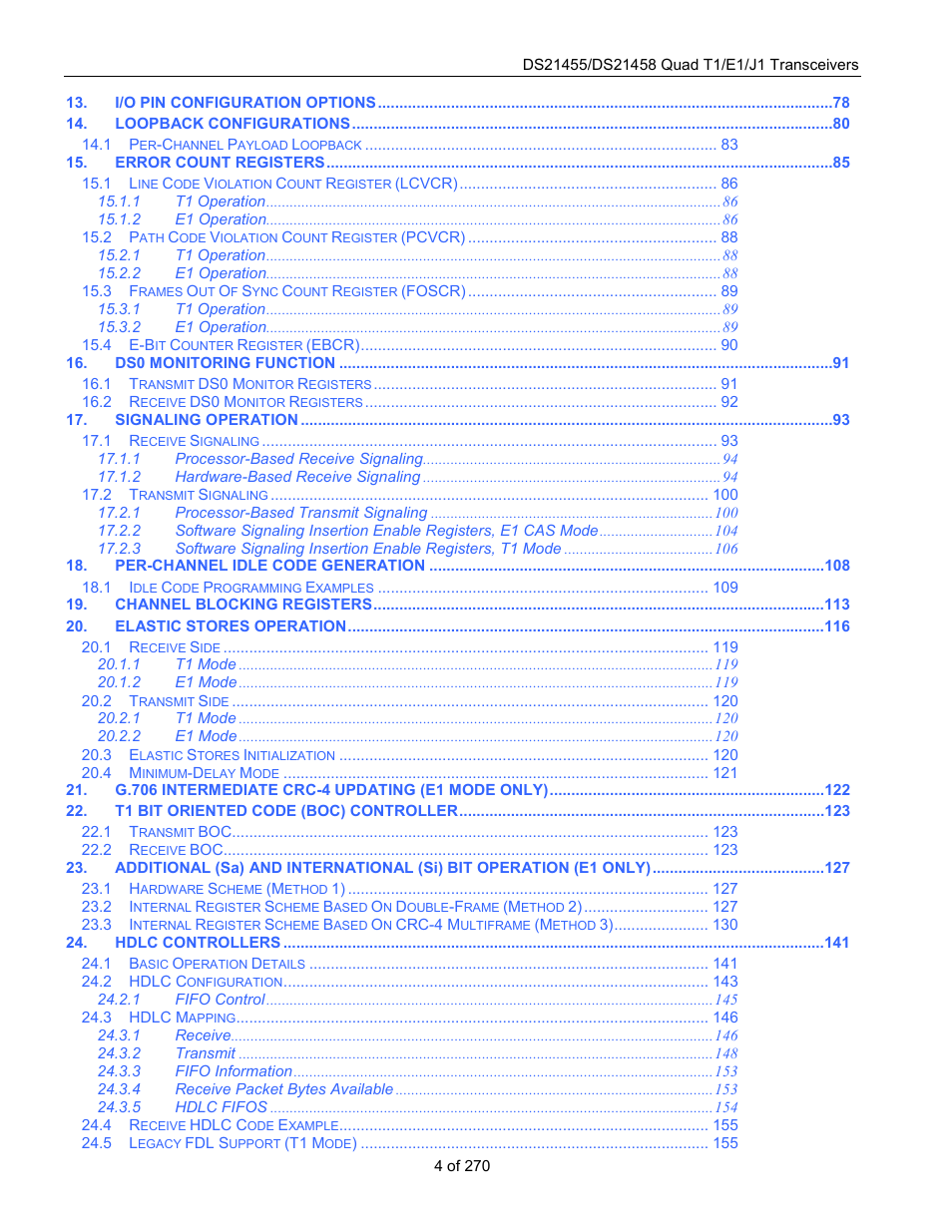 Rainbow Electronics DS21458 User Manual | Page 4 / 270