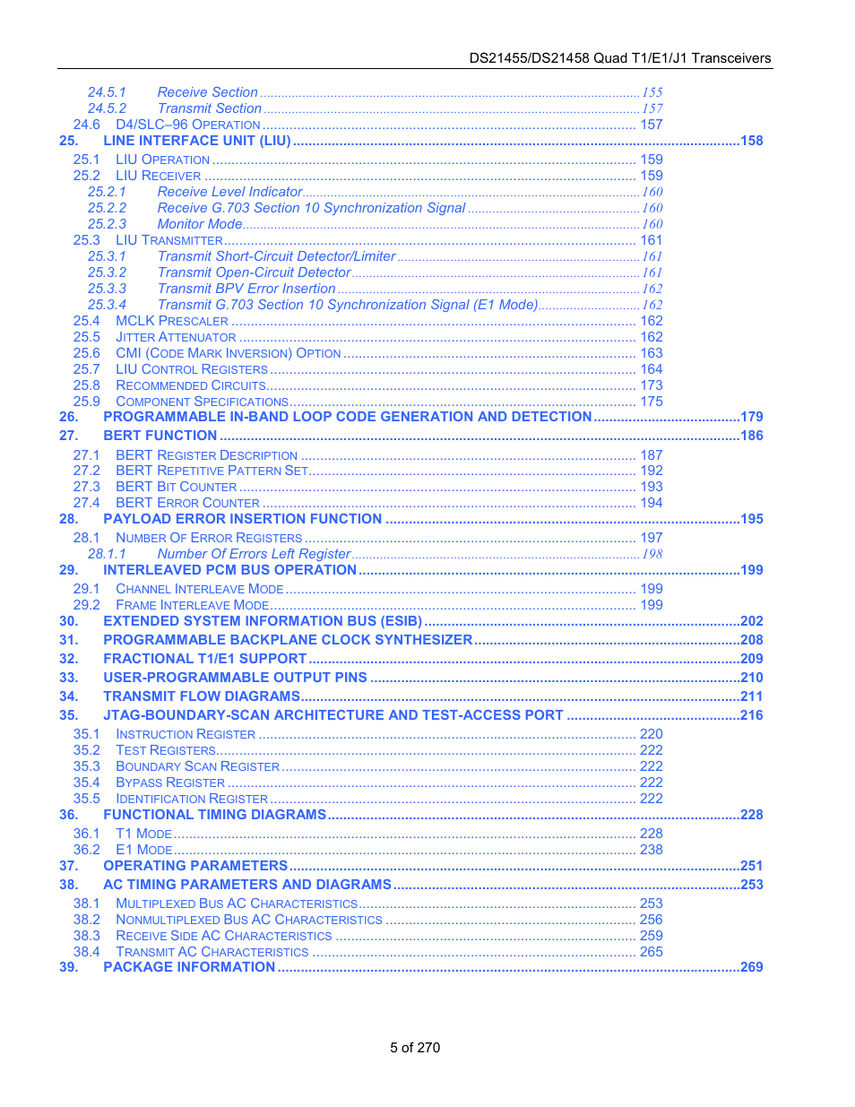 Rainbow Electronics DS21458 User Manual | Page 5 / 270