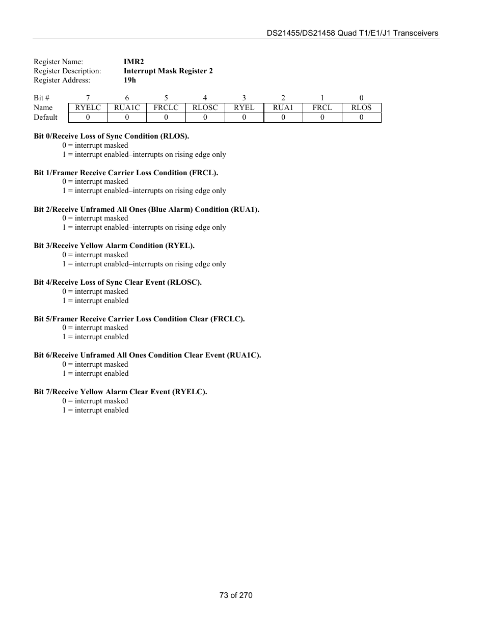 Rainbow Electronics DS21458 User Manual | Page 73 / 270